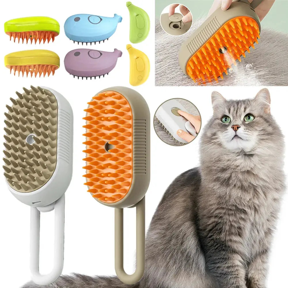 Peigne pulvérisateur électrique pour animaux de compagnie, brosse de massage boutique des chats