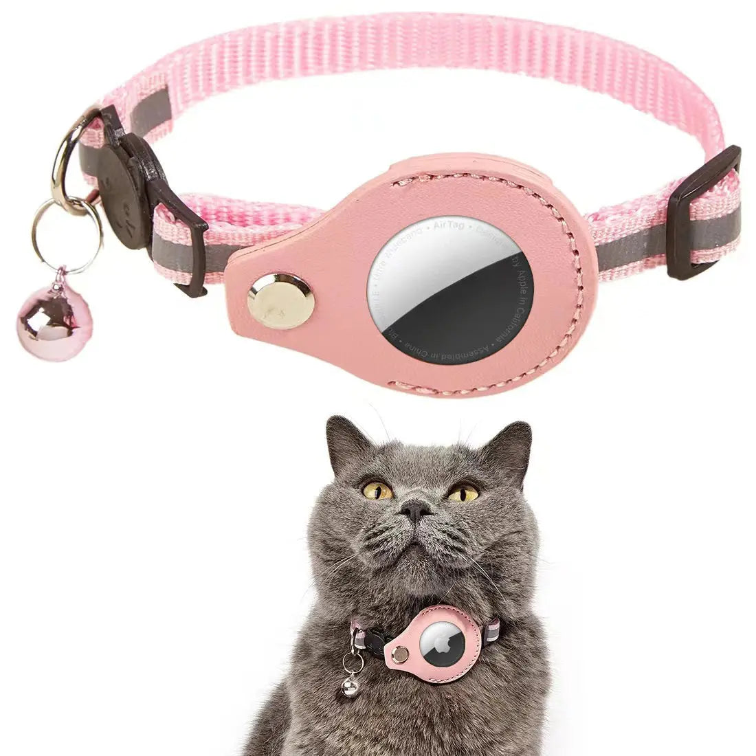 Collier Airtag pour animaux de compagnie, étui et cloche, anti-perte, suivi de localisation boutique des chats