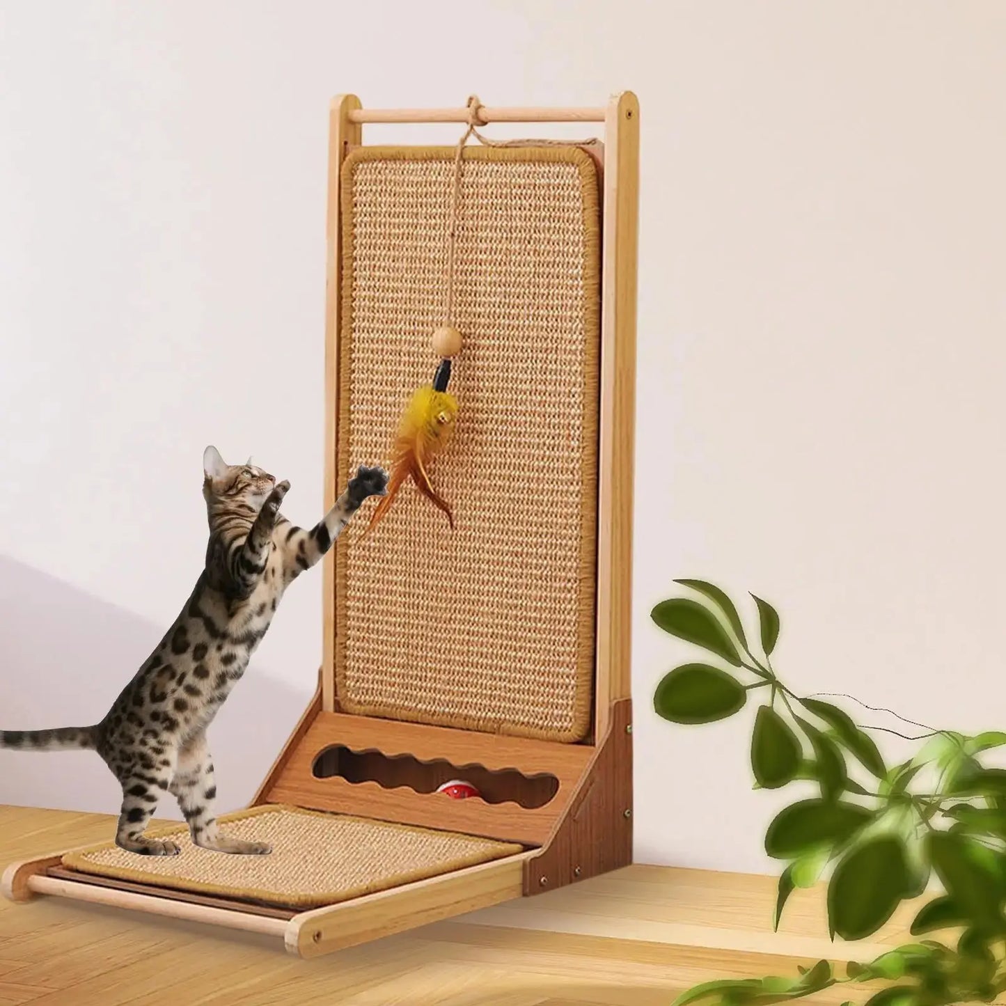 Griffoir vertical en carton pour chat, protéger les tapis et canapés, griffoir pour chat, polymères pour chaton, jeu d'intérieur boutique des chats