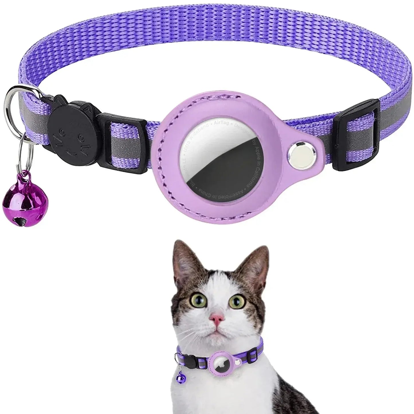 Collier Airtag pour animaux de compagnie, étui et cloche, anti-perte, suivi de localisation boutique des chats