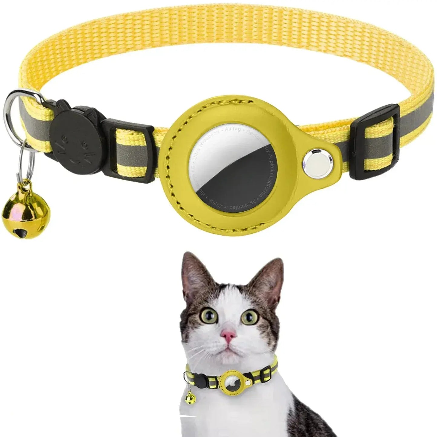 Collier Airtag pour animaux de compagnie, étui et cloche, anti-perte, suivi de localisation boutique des chats