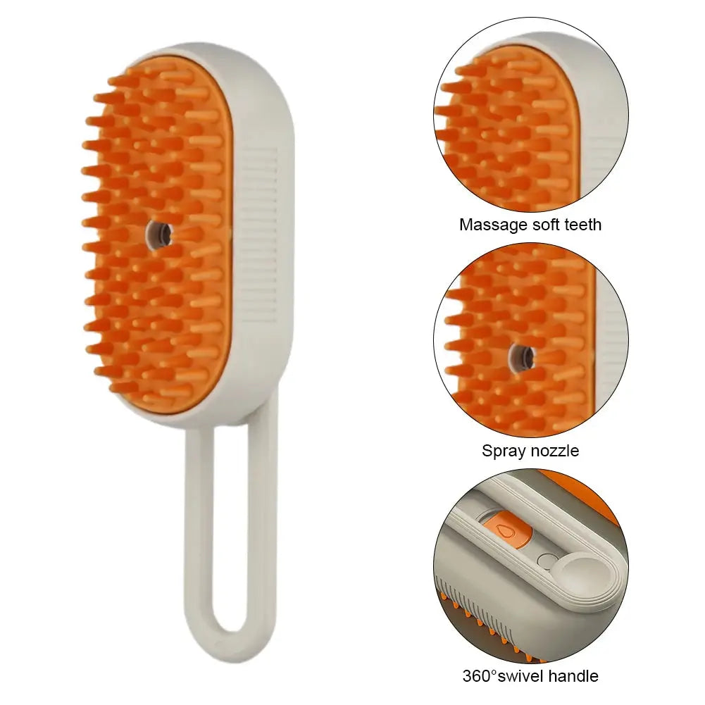 Peigne pulvérisateur électrique pour animaux de compagnie, brosse de massage boutique des chats